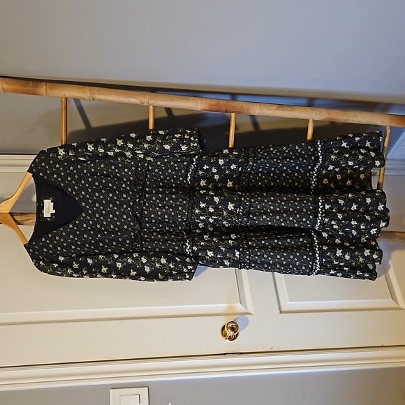 Anthropologie KAROLINE Floral Braided Maxi Dress - Picture 3 of 11